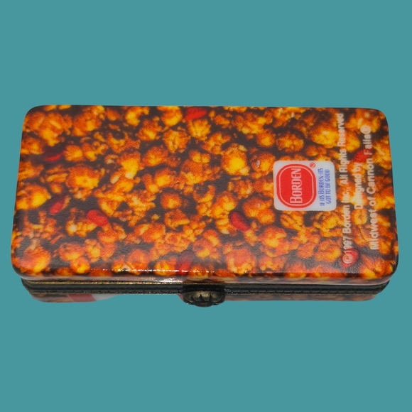 Cracker Jack Porcelain Hinged Box Orig. Whistle Borden | Midwest of Cannon Falls - Picture 6 of 9